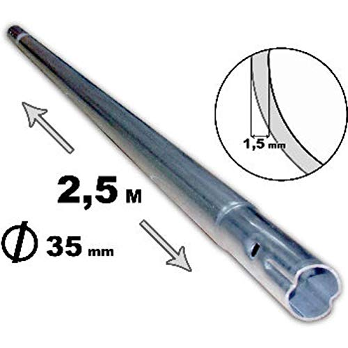 SATYCON MASTIL Antena 2.5M GALVANIZADO APILABLE
