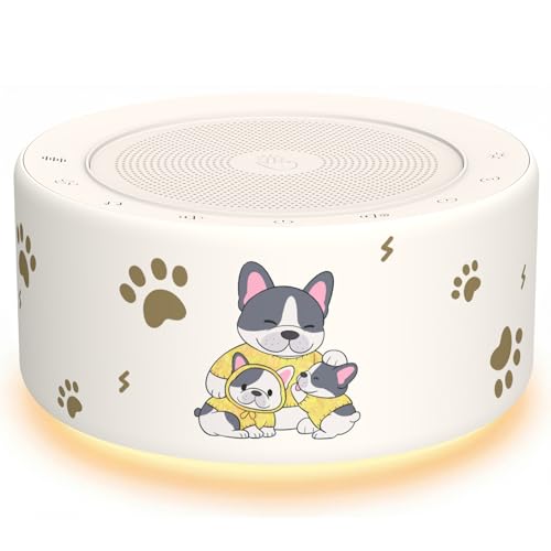 Image of Kipcush White Noise Machine for Baby & Adults, Sleep Sound Machine with 30 Soothing Sounds, 8-Color Night Light, Memory Function, White Noise for Sleeping, Nursery, Office, Travel, Relaxation