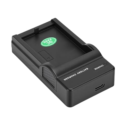 Annadue Caricabatteria per 500D 450D Kiss X3 Rebel T1i XS,