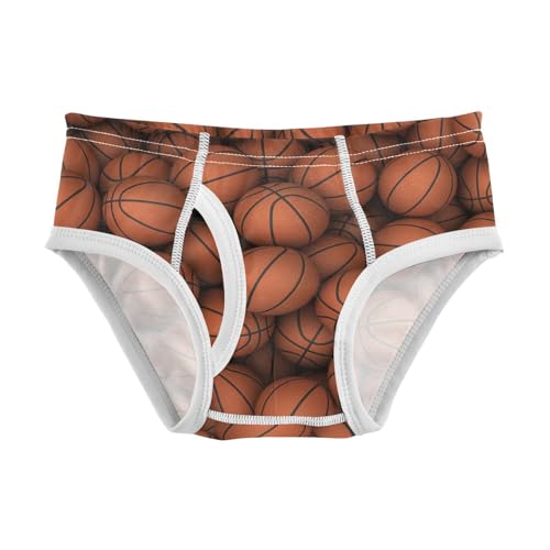 visesunny Boys Potty Training Underwear Basketball 3d Print Breathe Cotton Briefs Size 2T-8Y for Toddler