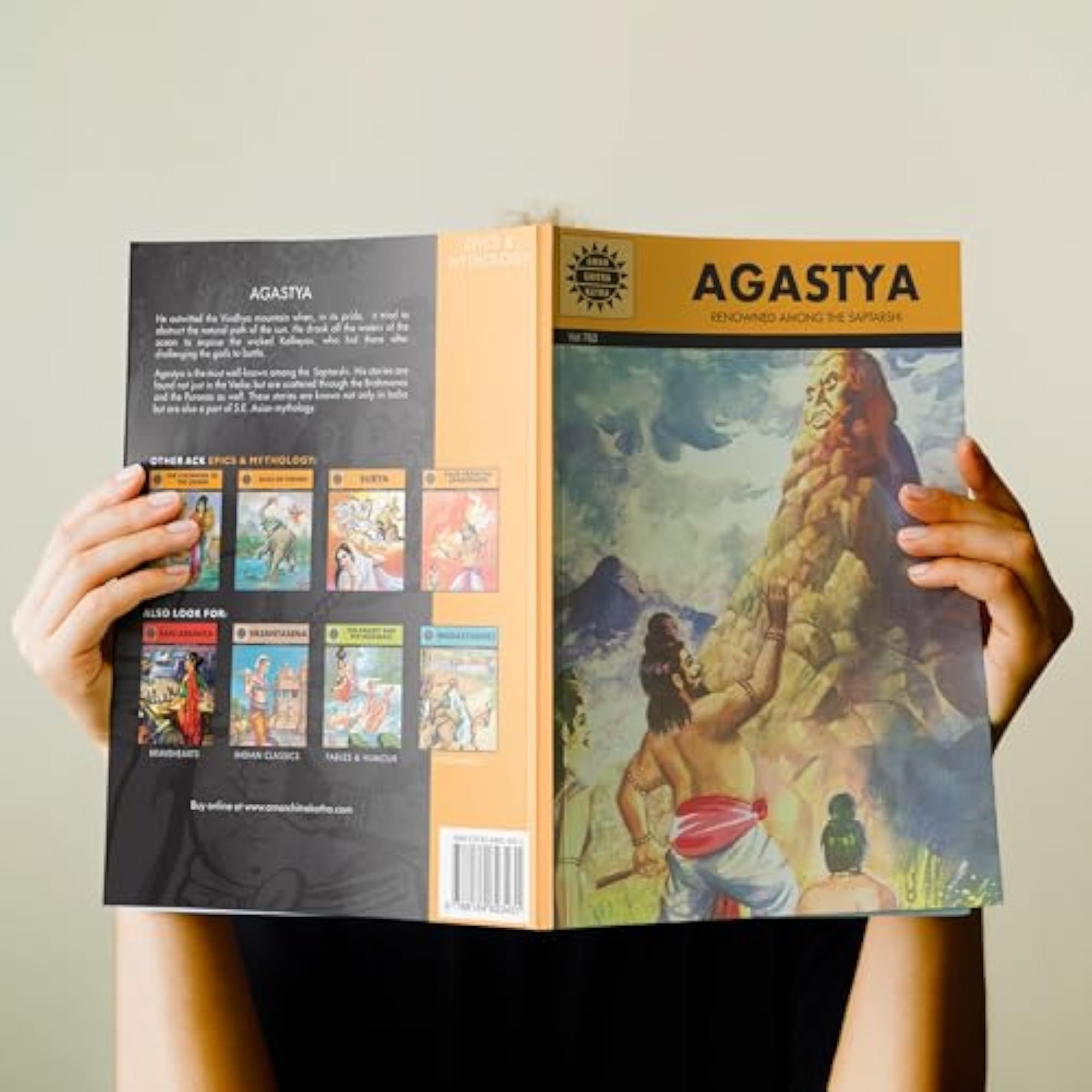 Agastya: Indian Mythology and Folktales Illustrated Comic Book