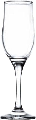 Circleware Soho Grand Copas de champaña copas de vino, Set de 4, 6,75oz., Transparente