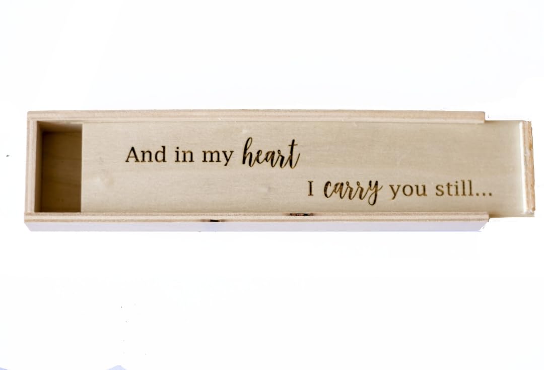 Tenwel Pregnancy Test Baby Loss Box, Loss Baby Memory Box, Miscarriage Keepsake Box Angel Baby, Berevement Gift Stillbirth Memorial
