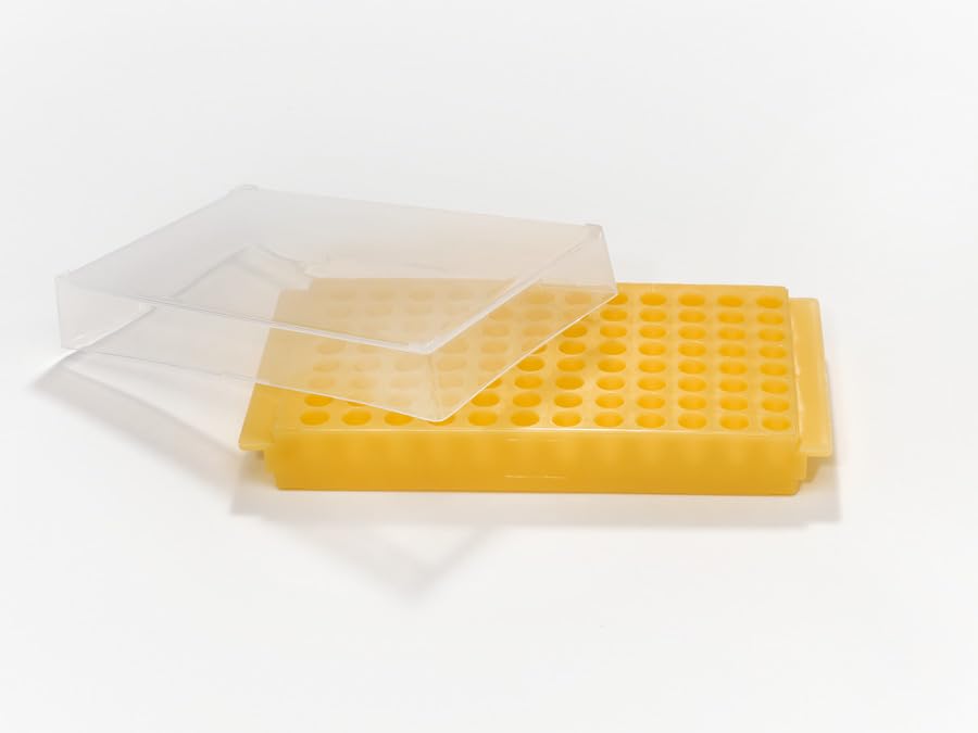 96-Well Reversible Rack Blue, 5/PK