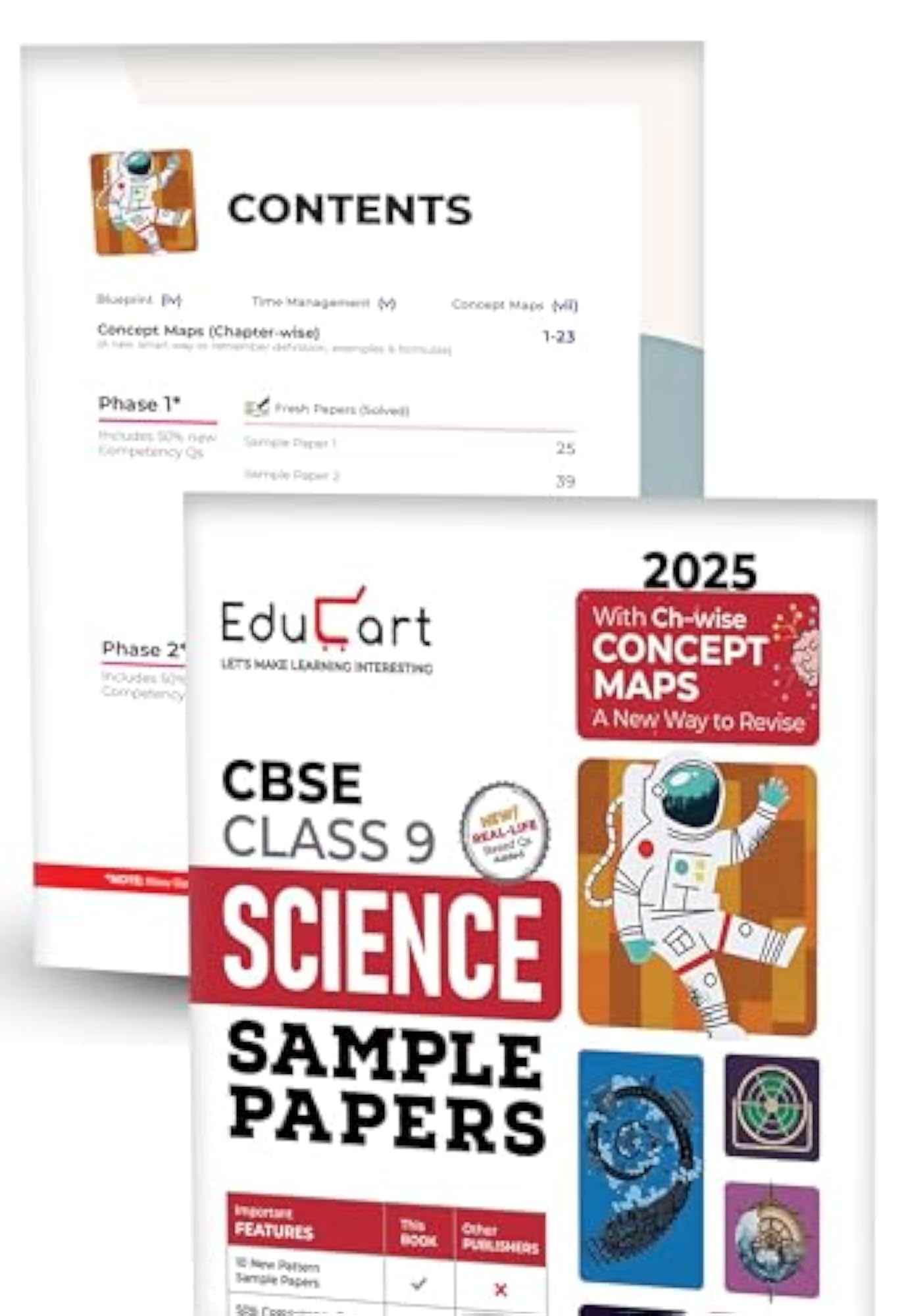 CBSE Class 9 Sample Papers Bundle 2024-25, Science, Maths, Social Science, English & Hindi A