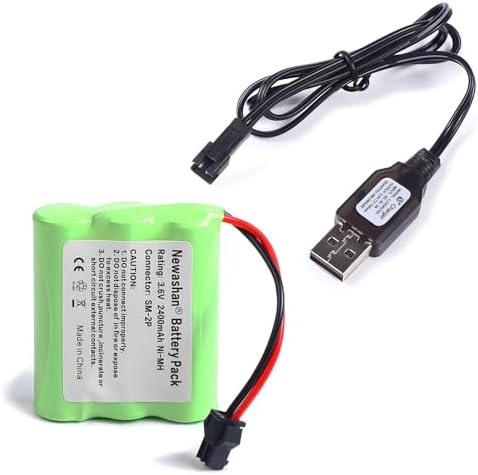 9.6V 2400mAh Batería Ni-MH Recargable AA X Modo Con Conector EL-2P Para Juguetes RC Electrodomésticos Electrodomésticos Equipo De Iluminación