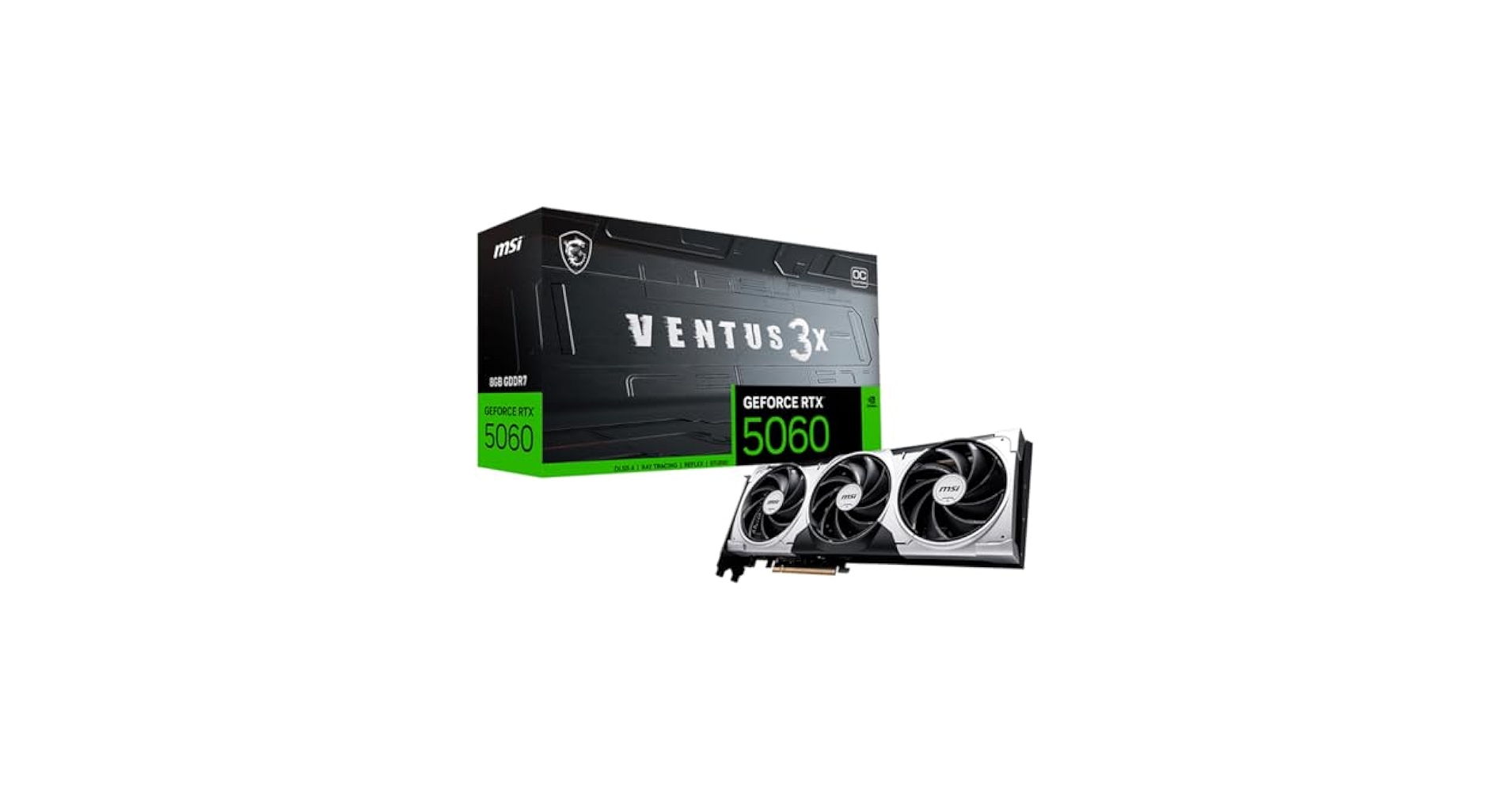 Amazon.com: MSI Gaming RTX 5060 8G Ventus 3X OC Graphics