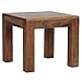 Produktbild Wohnling Couchtisch Massiv-Holz Sheesham 45 cm breit Wohnzimmer-Tisch Design dunkel-braun Landhaus-Stil Beistelltisch Natur-Produkt Wohnzimmermöbel Unikat modern Massivholzmöbel Echtholz rechteckig