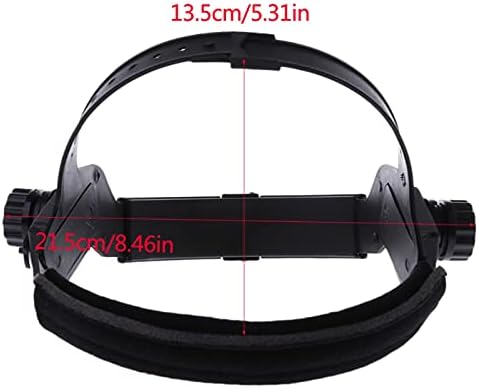 Miniatura 5 de Material de polipropileno de repuesto para casco de soldadura, accesorio de trinquete negro (diadema individual)
