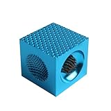 GSE Games & Sports Expert 5-in-1 Pool Cue Tip Tool Cube, Billiard Cue Stick Tip Repair Tool, Billiard Accessories Scuffer/Shaper/Aerator (Blue)