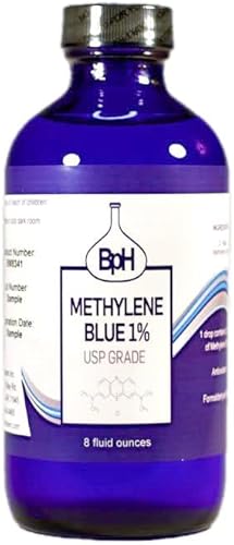 Miniatura 6 de Biopharm Azul de metileno, 1% USP (farmacéutica) Grado: 2 × 1.7 fl oz Twin Pack Glass: probado por terceros