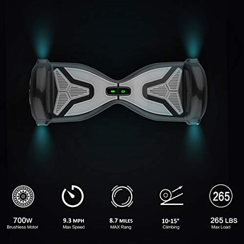 Tomoloo Hoverboard For Kids And Adult, 6.5" Two Wheels App Controlled Electric Self Balancing Scooter Ul2272 Certified … #TOP4