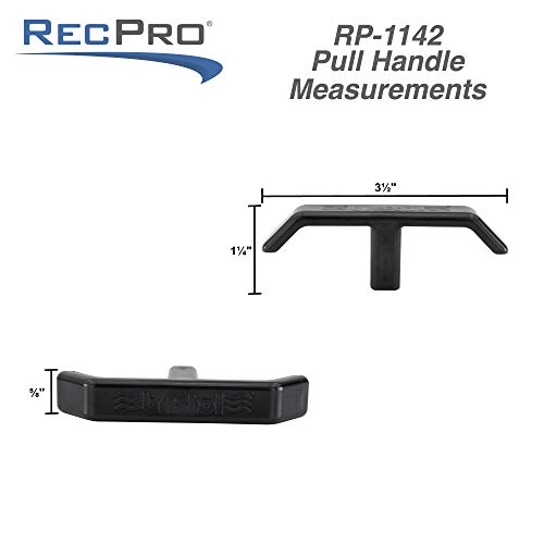 Recpro Rv Waste Valve Handle Replacement | Replacement Handle For Waste Valve Extension Rod | Black #TOP4