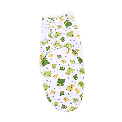 Tubayia Saco de dormir para bebé recién nacido, para niños y niñas (rana)