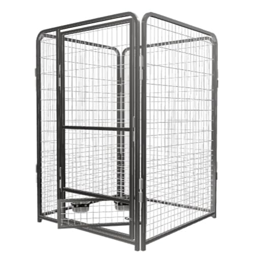 Basic Dog Kennel Pro (Galvanized) Family (4' X 4' Basic Dog Kennel Pro (Galvanized))