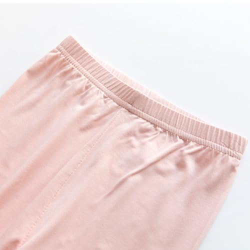 4pcs Girls Capri Leggings 3/4 ShortsToddler Girl Basic Solid Summer Leggings Kids Dance Pants for School2