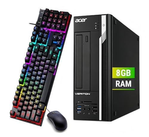 acer X4650G SFF PC desktop, Intel Core i3-7100 3.9GHz, 8