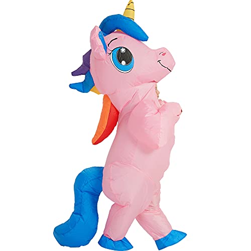 One Casa Inflatable Costume Full Body Unicorn Air Blow Up Funny Party Halloween Costume For Kids (4-6 Yrs) #TOP8