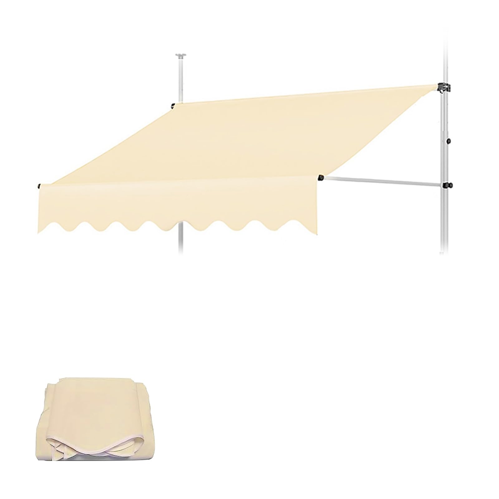 Toile de rechange auvent 4m pour remplacer un store usé imperméable