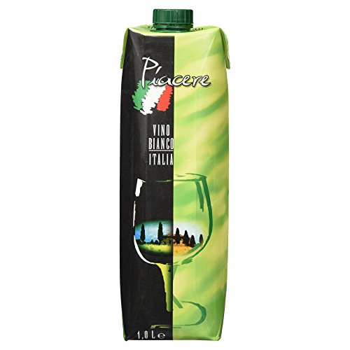 Piacere Vino da Tavola Bianco Trocken, (1 x 1 l)