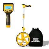 Zozen Measuring Wheel Digital Display, 3-Sections Foldable 12Inch Wheel, Imperial/Metric Measure Whe