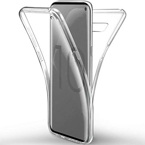 Galaxy S10e Case, For Samsung Galaxy [S10E] (5.8") Shockproof Front and Back Clear Gel Case. Transparent Protective 360 Protective Cover