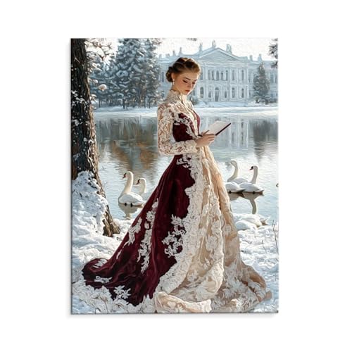 G fW^G  LbgŃyCguVƃANG̋, l̎q̂߂̃Mtg Paint by Numbers h DIY ɂAN ʊGCeA rO 35x50cm (t[X) p-650