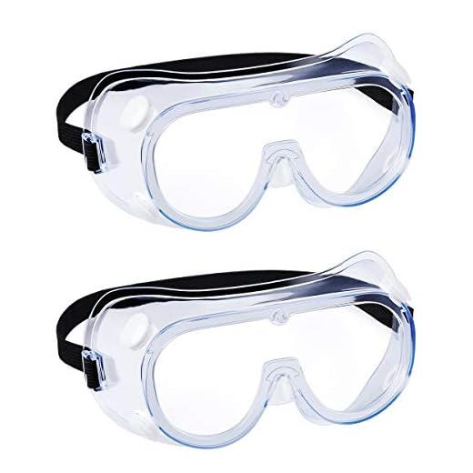 YunTuo 2 pack Safety Goggles, Anti-Fog Protective Safety Glasses, Eye Protection