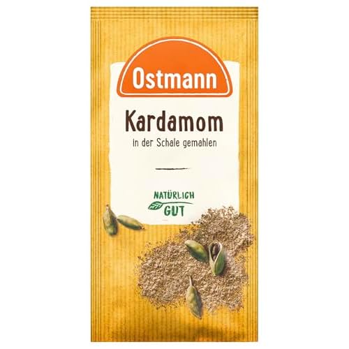 Ostmann Gewürze - Kardamom in der Schale gemahlen | 8 g im Beutel