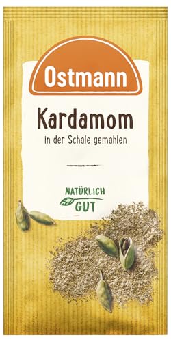 Ostmann Gewürze - Kardamom in der Schale gemahlen | 8 g im Beutel