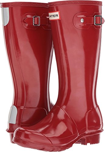 Botas Hunter Kids Original Gloss Rojo 32 Rojo