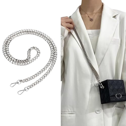 Image of Jiesinlov Purse Chain Adjustable Shoulder Strap with Small Metal Ball Replacement Transformation Crossbody Handbag