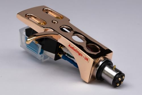 Cabezal de oro rosa para tocadiscos Pioneer PL-550 con aguja y lubricante