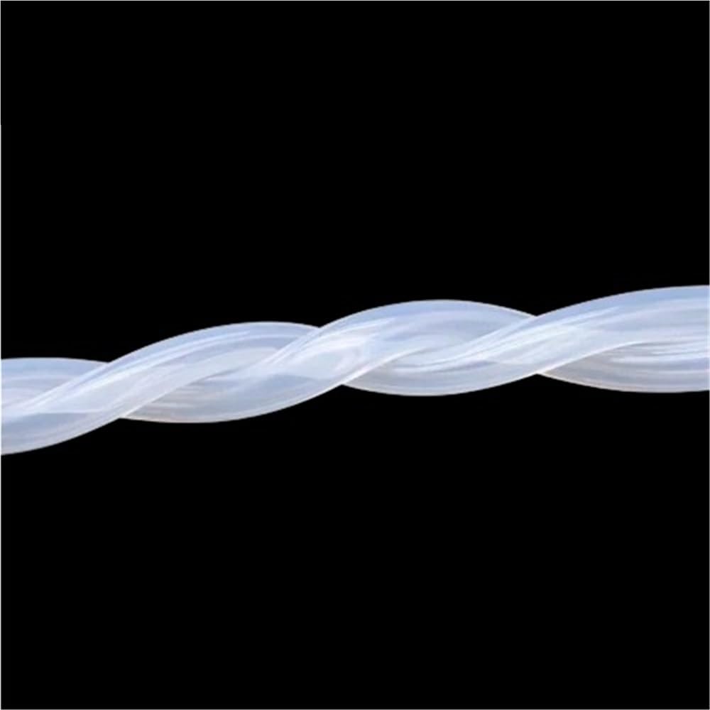 Tubo de silicona flexible de alta temperatura, Tamaños múltiples flexibles del tubo suave resistente da alta temperatura insípido de la manguera el 1M goma silicona(46 * 54mm)