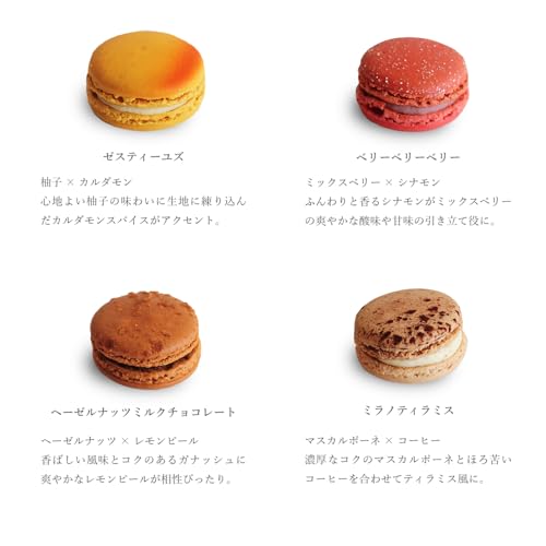 グラモウディーズ ベーシックマカロン12個 （冷凍）マカロン ギフト お中元 プレゼント 神戸 人気 洋菓子 お菓子 詰め合わせ 内祝い 手土産 スイーツ 誕生日 おしゃれ クリーム 女性 5枚目