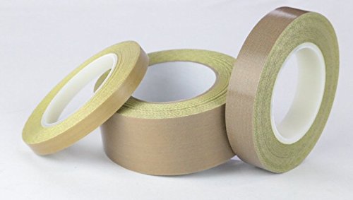 Teflon 21-3S Teflon Coated Tape, Silicone Adhesive, .625" x 36 Yards