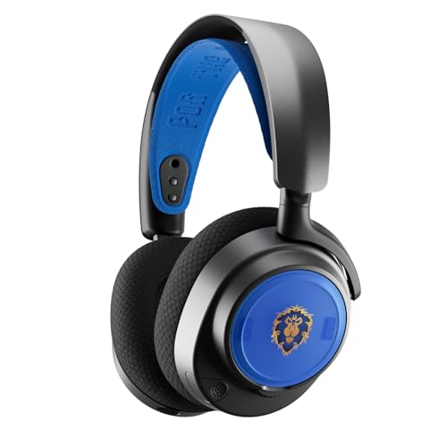 Image of SteelSeries Arctis Nova Booster Pack - World of Warcraft Alliance Edition - Free In-Game Item - Gaming Headset Accessory - Nylon Headband - Customize with Unique Speaker Plates - Limited Edition