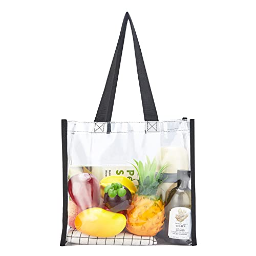 Haoguagua 2-Pack Clear Tote Bag Stadium Approved 12X12X6 thumb #4