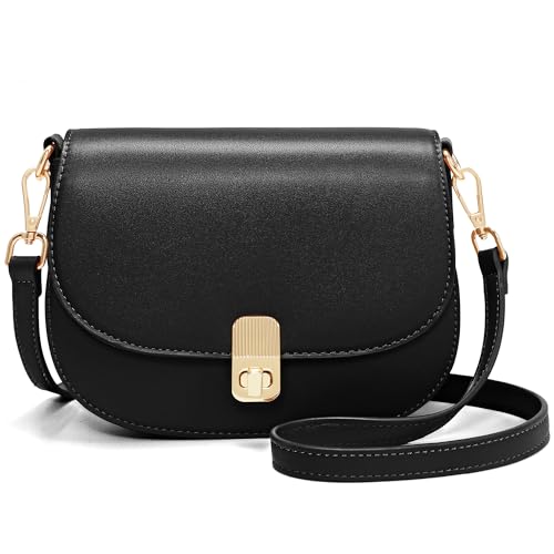 Goinsound Small Crossbody Bags for women Saddle Crossbody with Long Straps