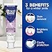 Crest 3D White Advanced Luminous Mint Teeth Whitening Toothpaste, Crest Toothpaste, 3.7 oz Pack of 4 - Helps Remove Surface Stains, Whitens Teeth, Strengthens Tooth Enamel, Protects Against Cavities