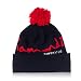 MuLuo Soft Winter Autumn Knit Cap Diamond Pattern Hip-Pop Beanie Hat Black