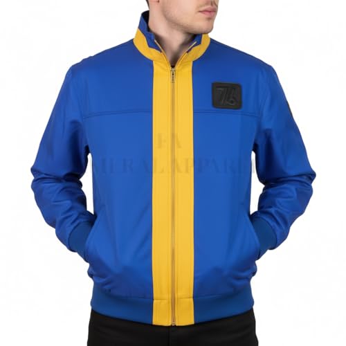 Vault 76 Inspired Gamer Cosplay Jacket for Men – Cordura Parachute RPG Costume, Post Apocalyptic Outerwear2