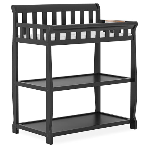 Image of Dream On Me Ashton Changing Table, Black , 34x20x40 Inch (Pack of 1)