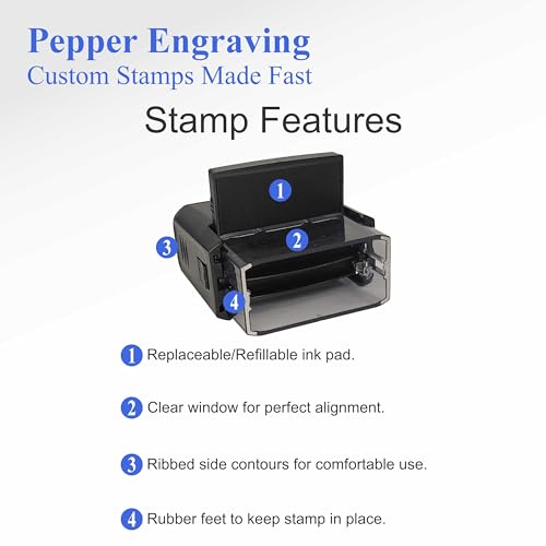Classic Future Mr. and Mrs. Return Address Stamp | Personalized Wedding Stamp - Thumbnail 2