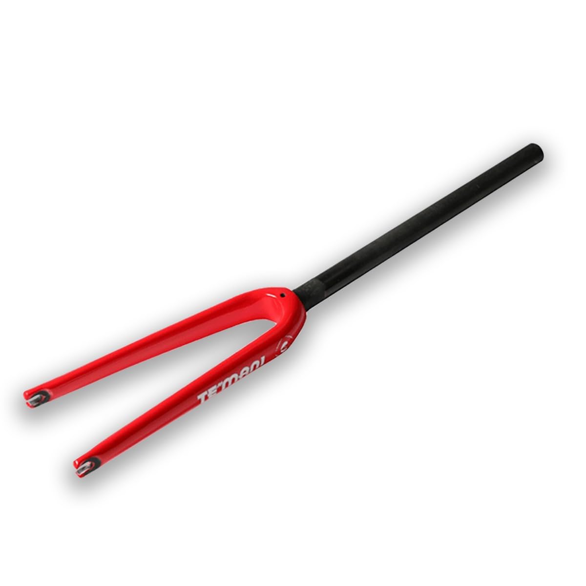 Rowery składane sztywne widelce 14/16/18/20.8 cm, widelec BMX z włókna węglowego, 1-1/20.3 cm, prosty przód, 9 x 74/100 mm, hamulec typu C, czerwony, 100 mm