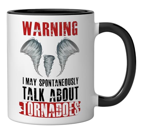 Taza de cerámica Storm Chaser 11 oz con diseño divertido miniatura 2
