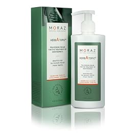 Moraz HerbAtopic Moisturizing Cream for Red, Irritated & Dry Skin – Steroid-Free Anti Itch Cream for Bug Bite Itch Relief, Sunburn Relief & Mild Skin Rashes – Rough and Bumpy Skin Lotion, 8.5 Fl Oz