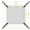 Mount-It! VESA Mount Adapter Kit | TV Wall Mount Bracket Adapter Converts 200x200 mm Patterns to 400x200 and 400x400 mm | Fits Most 32 Inch to 55 Inch TVs | Hardware Included