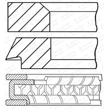 08-424800-10 Piston Ring Set