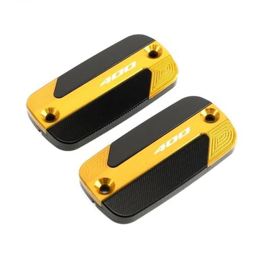 Cubierta de depósito de freno delantero en aluminio premium estilo gold para CB400